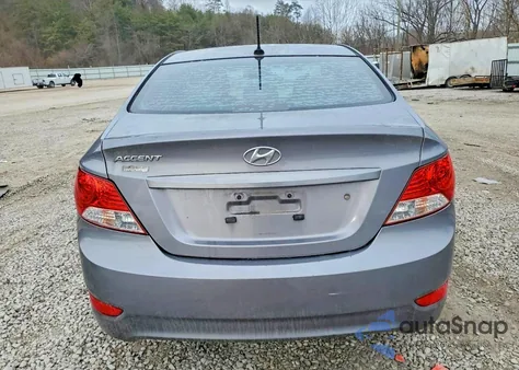 2014 Hyundai Accent Gls z USA, uszkodzony, nr VIN KMHCT4AE0EU725907
